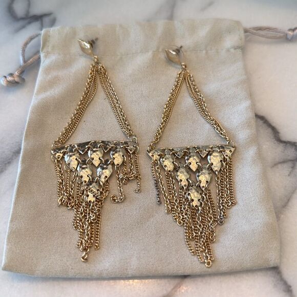 Kendra Scott Mandy Tassel Chandelier Earrings - Picture 3 of 5